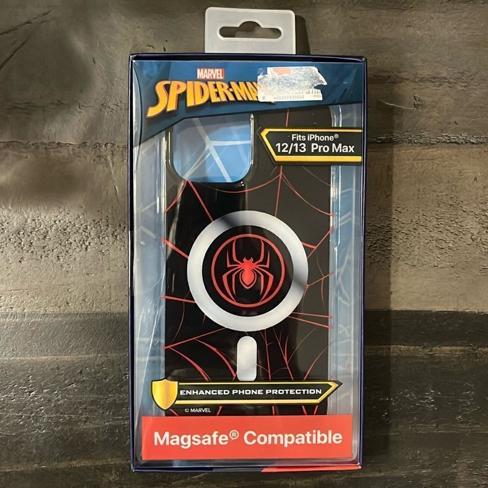 NWT Marble Spider-Man iPhone 12/13 Pro Max case